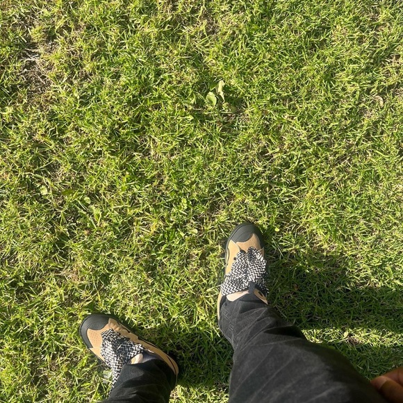 Tan and Black Sneakers - Picture 2 of 5